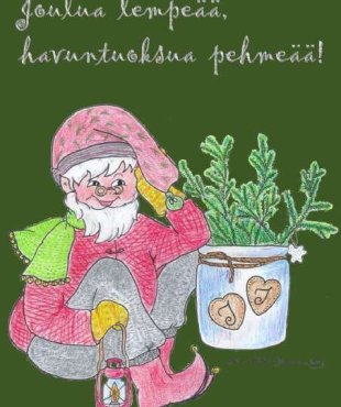 hyvän joulun toivotus