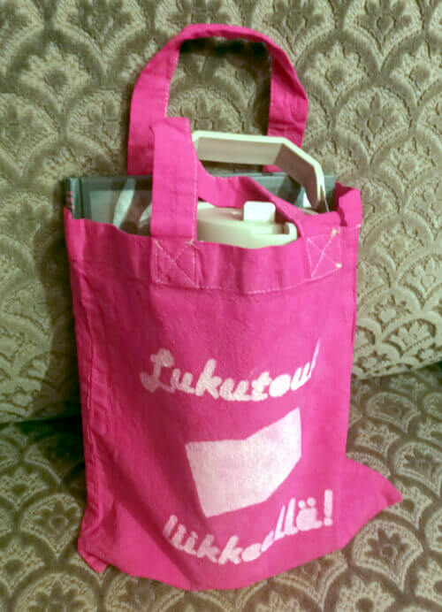 Pieni Kangaskassi Lukutoukalle Lukutoukka Liikkeell Fuksia Pieni Kangaskassi Lukutoukalle Lukutoukka Liikkeell Fuksia